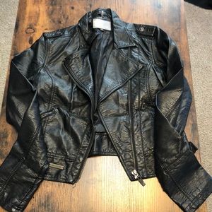 People’s Liberation Faux Leather Jacket